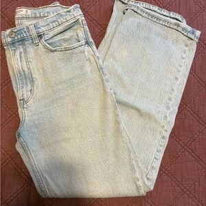 Abercrombie & Fitch Light Wash High Rise 90s Relaxed Jeans